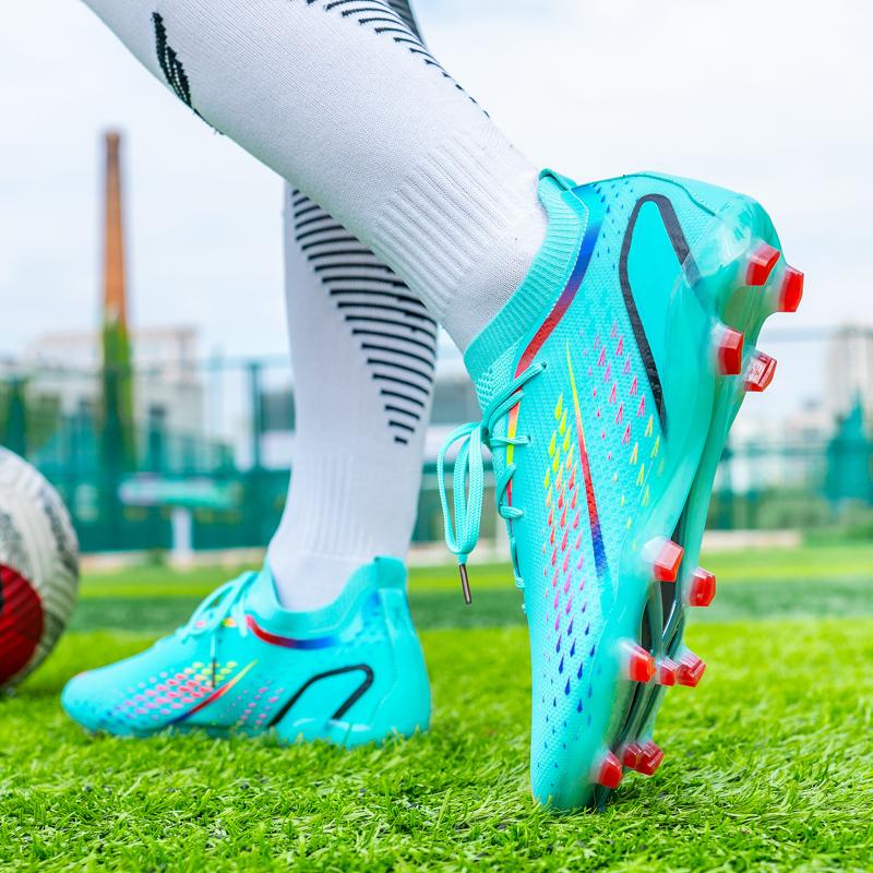 LSYAAAAA giày thể thao bóng đá nam chống trượt thoáng khí bóng đá khởi động TF/FG chống trượt cỏ giày thể thao trẻ em nhân tạo sân futsal bóng đá đào tạo giày