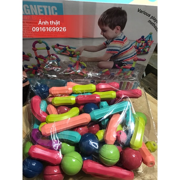 Bộ Xếp Hình Nam Châm Cho Bé
