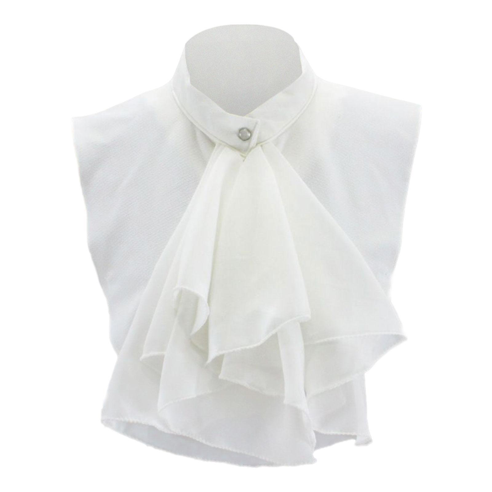 Vintage Style Half Shirt Collar Palace Style Costume Chiffon for Themed Parties Cosplay