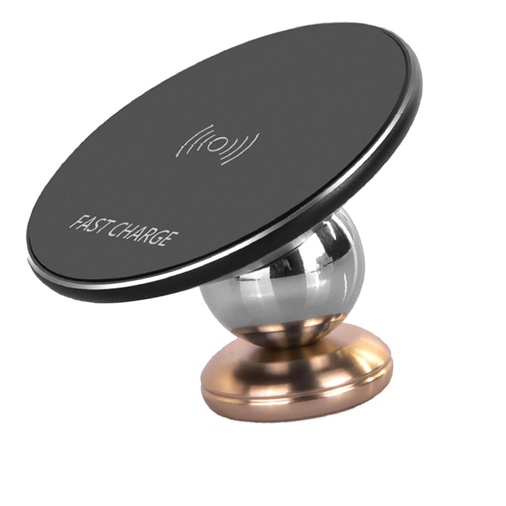 Magnetic Wireless Car Charger Air Vent/Dashboard 3-in-1 Car Mount Phone Holder with Cradle for QI Charging Phones, Such as Samsung Galaxy 8/S8/S8+ and More