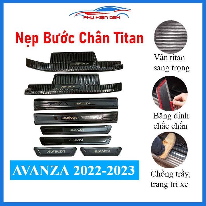 Ốp bậc cửa nẹp bước chân TITAN ô tô AVANZA 2022-2023 chống trầy bảo vệ xe