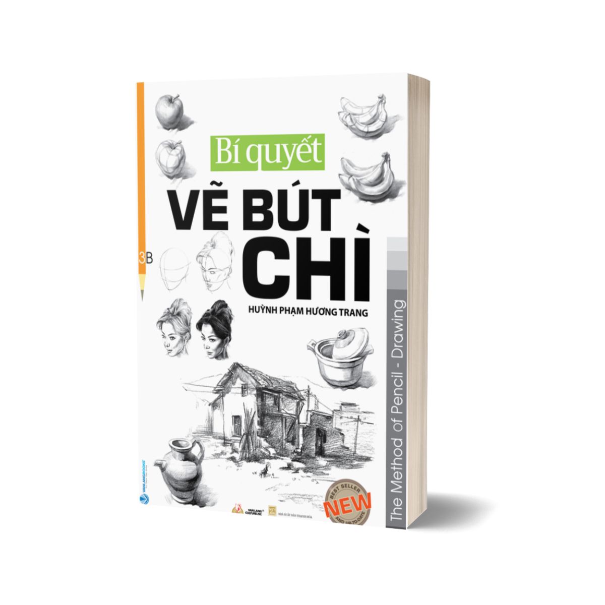 Combo Bí Quyết Vẽ Bút Chì + Bí Quyết Vẽ Ký Họa + Nguyên Lý Hội Họa Đen Trắng