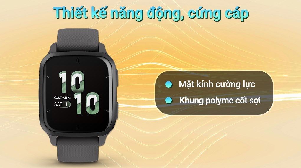 Đồng hồ thông minh theo dõi vận động, theo dõi sức khỏe Garmin Venu SQ 2/Venu SQ 2 Music (Mới, hàng chính hãng)