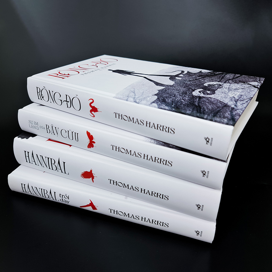 Boxset Thomas Harris – Rồng Đỏ, Sự Im Lặng Của Bầy Cừu, Hannibal, Hannibal Trỗi Dậy (Trọn Bộ 4 Cuốn)