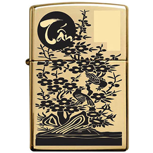 Bật Lửa Zippo 254B Khắc Hình Độc Đáo