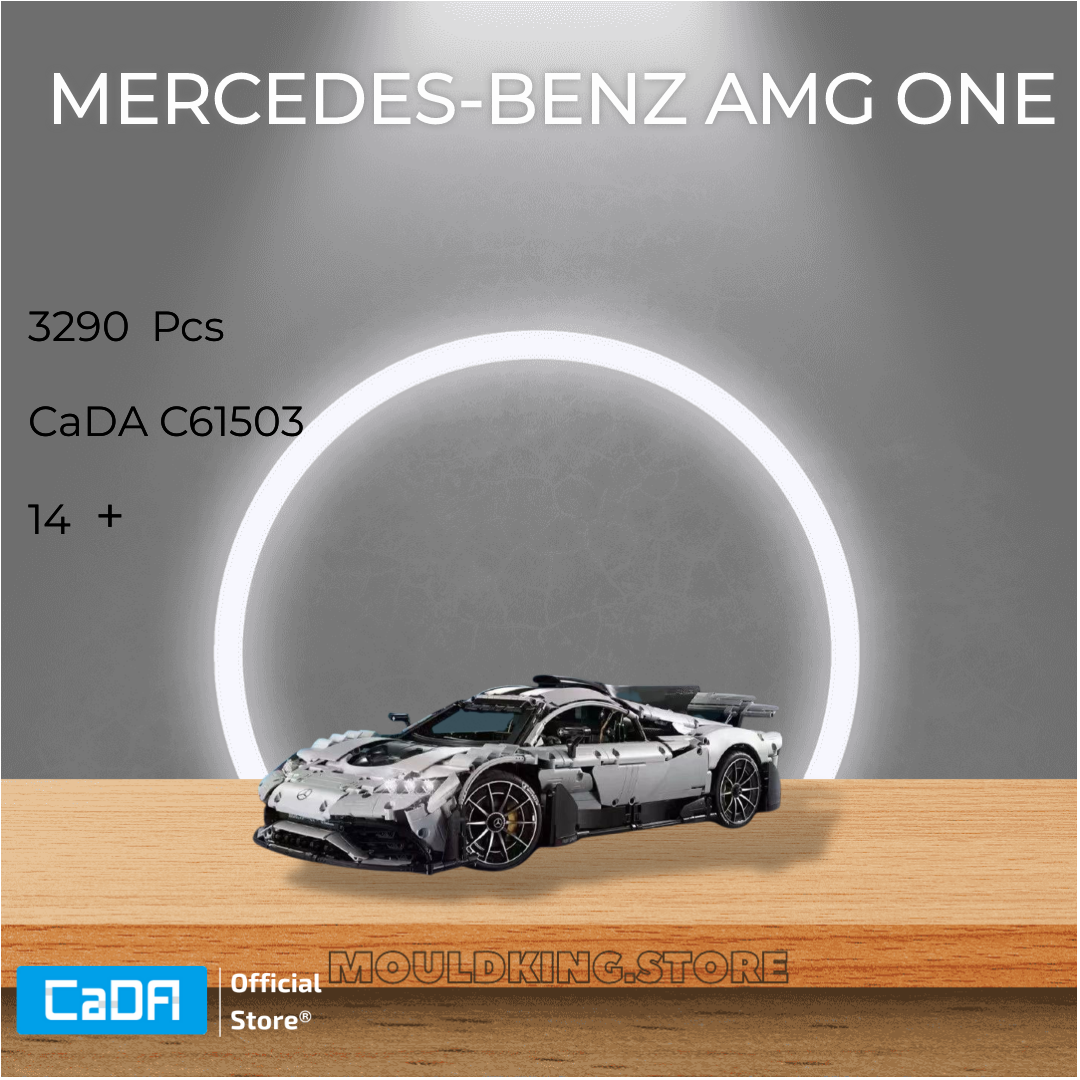 Đồ Chơi Lắp Ráp  điều khiển từ xa Siêu Xe Mercedes-AMG – CADA C61503W tỷ lệ 1:8 full RC có động cơ và tay điều khiển