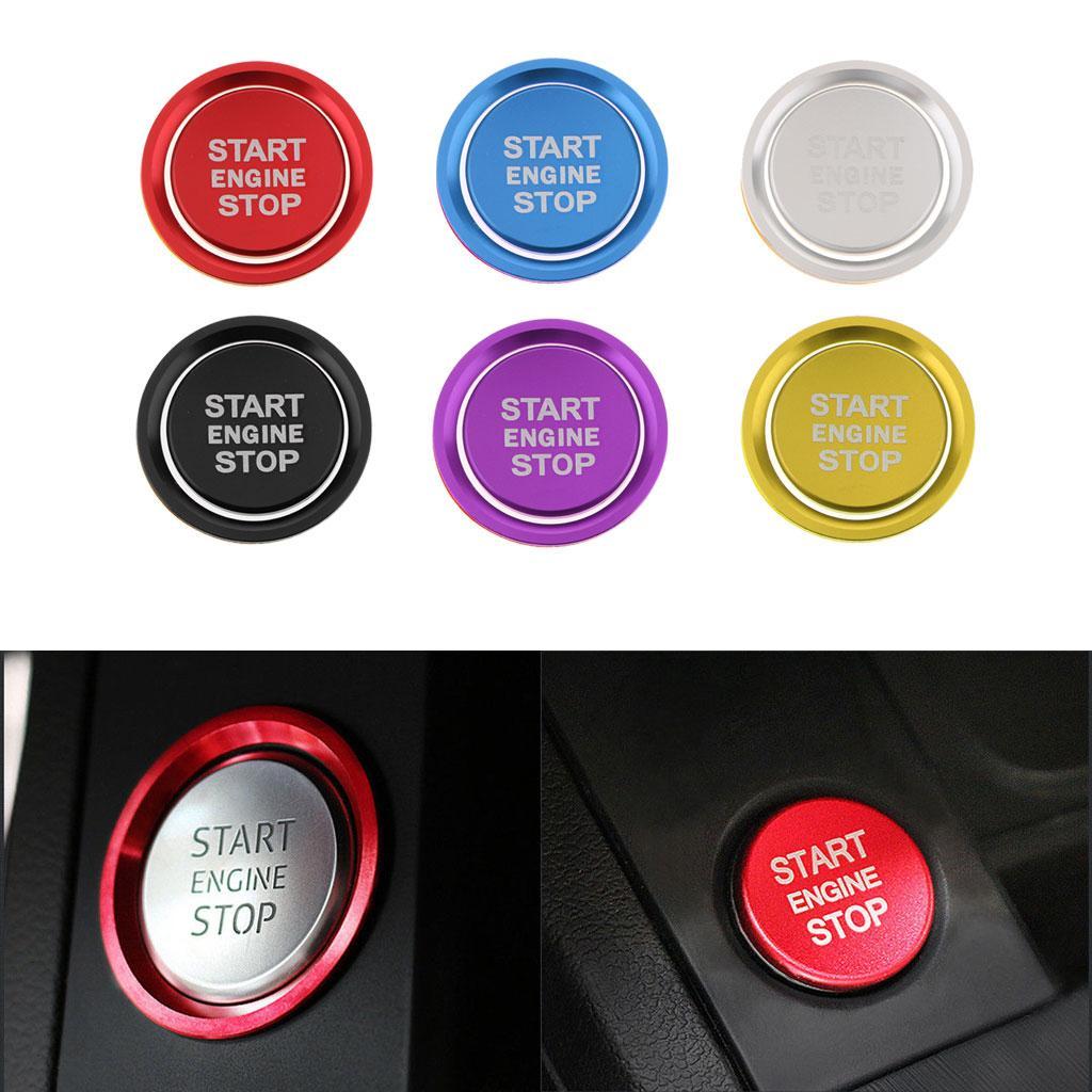 2 Pack Engine Start Stop Button Cover Trim for A4/A5 /B9/A6/A7 /C7/Q5