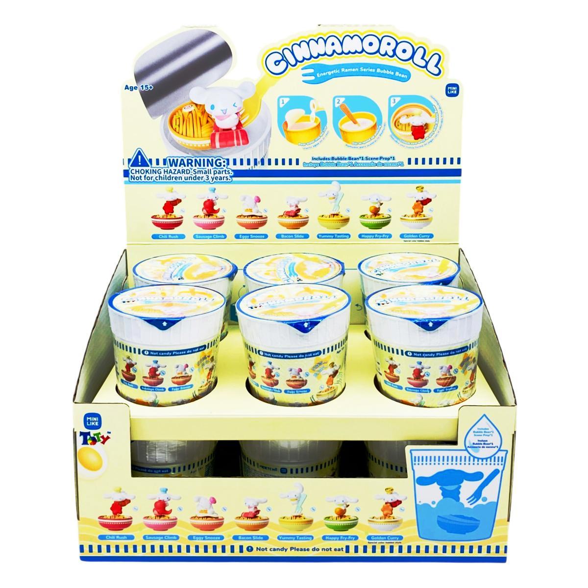 Blindbox Mô Hình Cinnamoroll - Energetic Ramen - Bubble Bean - Moetch MB33