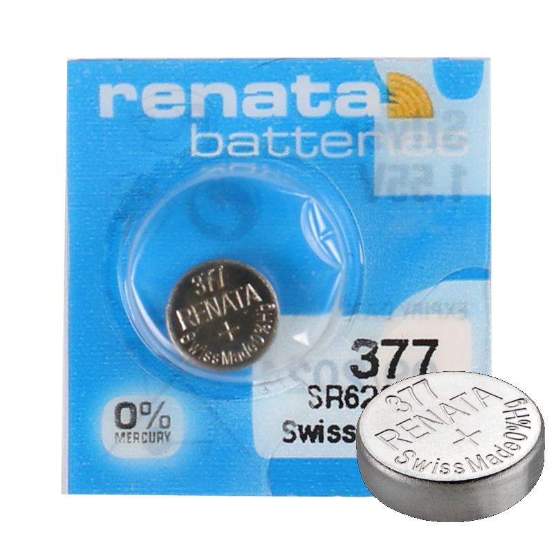 Pin Đồng Hồ Renata 377- SR626SW- Vỉ 1 Viên