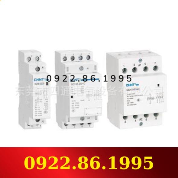 HàngNeW Thương Hiệu Mới Chint AC Contactor NCH8-25/20 25/40 25/22 AC220/230V mới