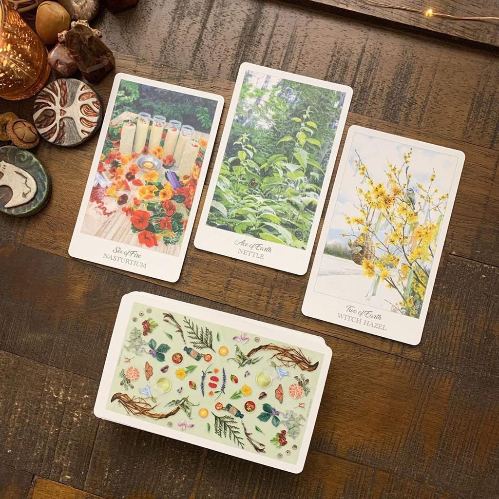 Bài Tarot The Herbcrafter's Tarot Tặng Hướng Dẫn Tiếng Anh Và Đá Thanh Tẩy