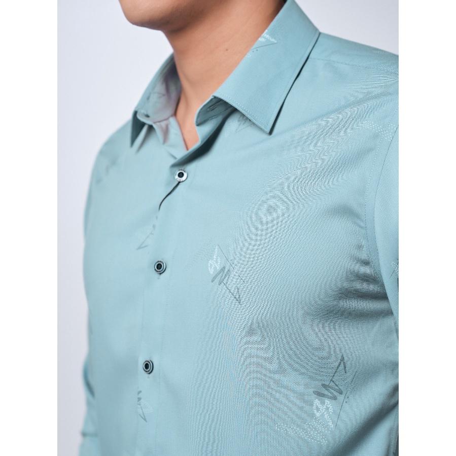 Áo Sơ mi Owen nam dài tay dáng Slimfit sợi Tre mềm mịn mát Mã AS220926D