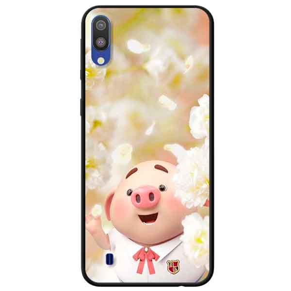 Ốp lưng in cho Samsung M10 Mẫu Heo Ăn