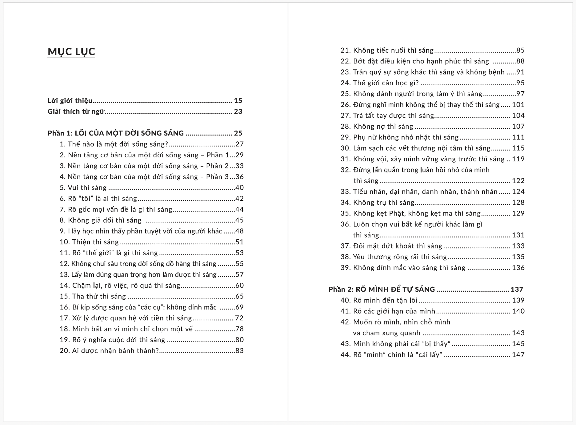Sống Sáng - Phan Việt - Sáng Books