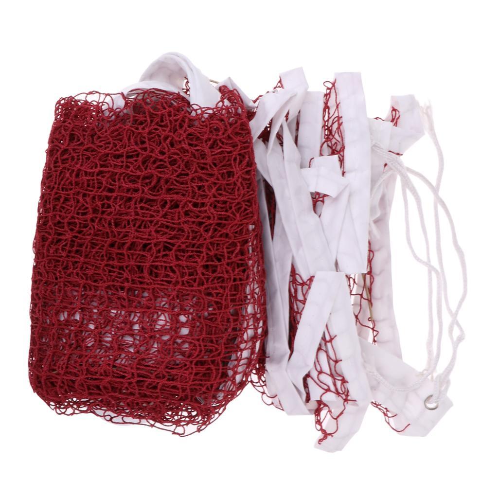 Portable Badminton Net Beach Volleyball Tennis Outdoor Sports Competition Training Net w/ Carrying Bag