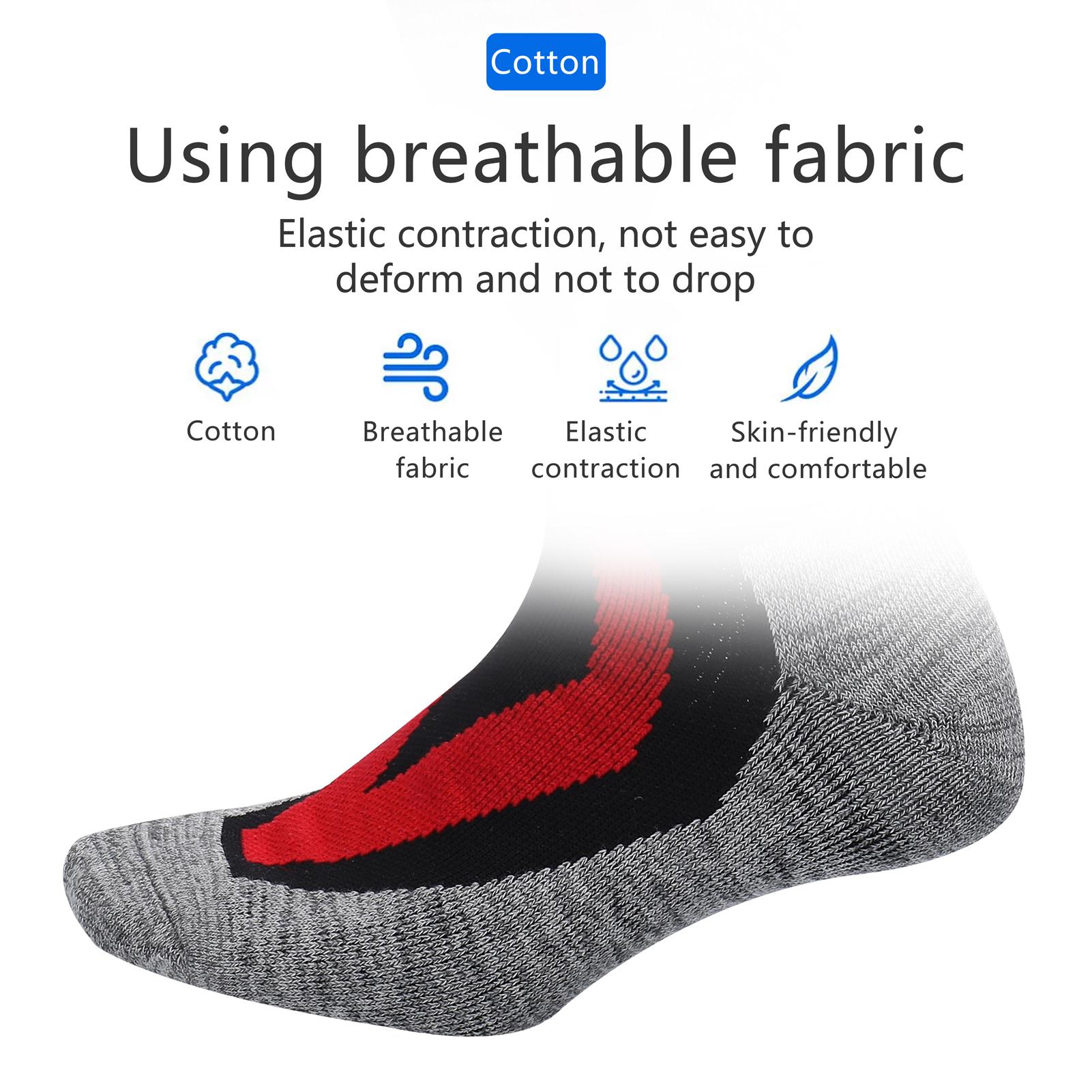 1 Pair Winter Ski Socks for Cold Weather Socks Warm & Breathable for Winter Sports Snowboarding Skiing Mountaineering