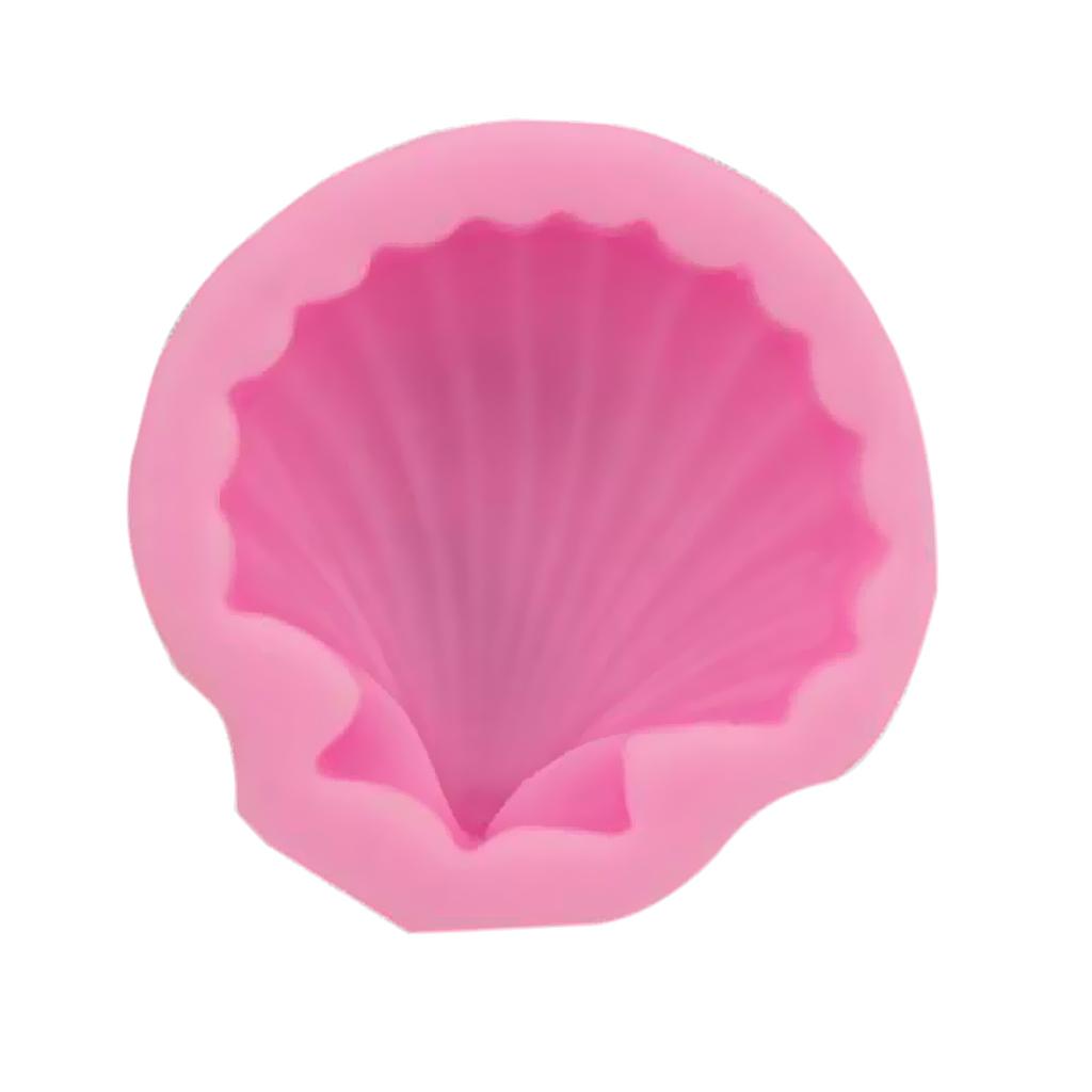 3D Shell Shape Cake Silicone Mould Pastry Chocolate Soap Clay Mold Pink
