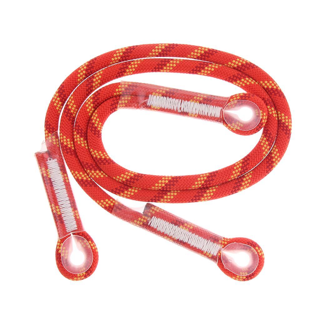 10.5mm Climbing Pre-sewn Eye-Eye Prusik Loop Cord with 2pcs Carabiner