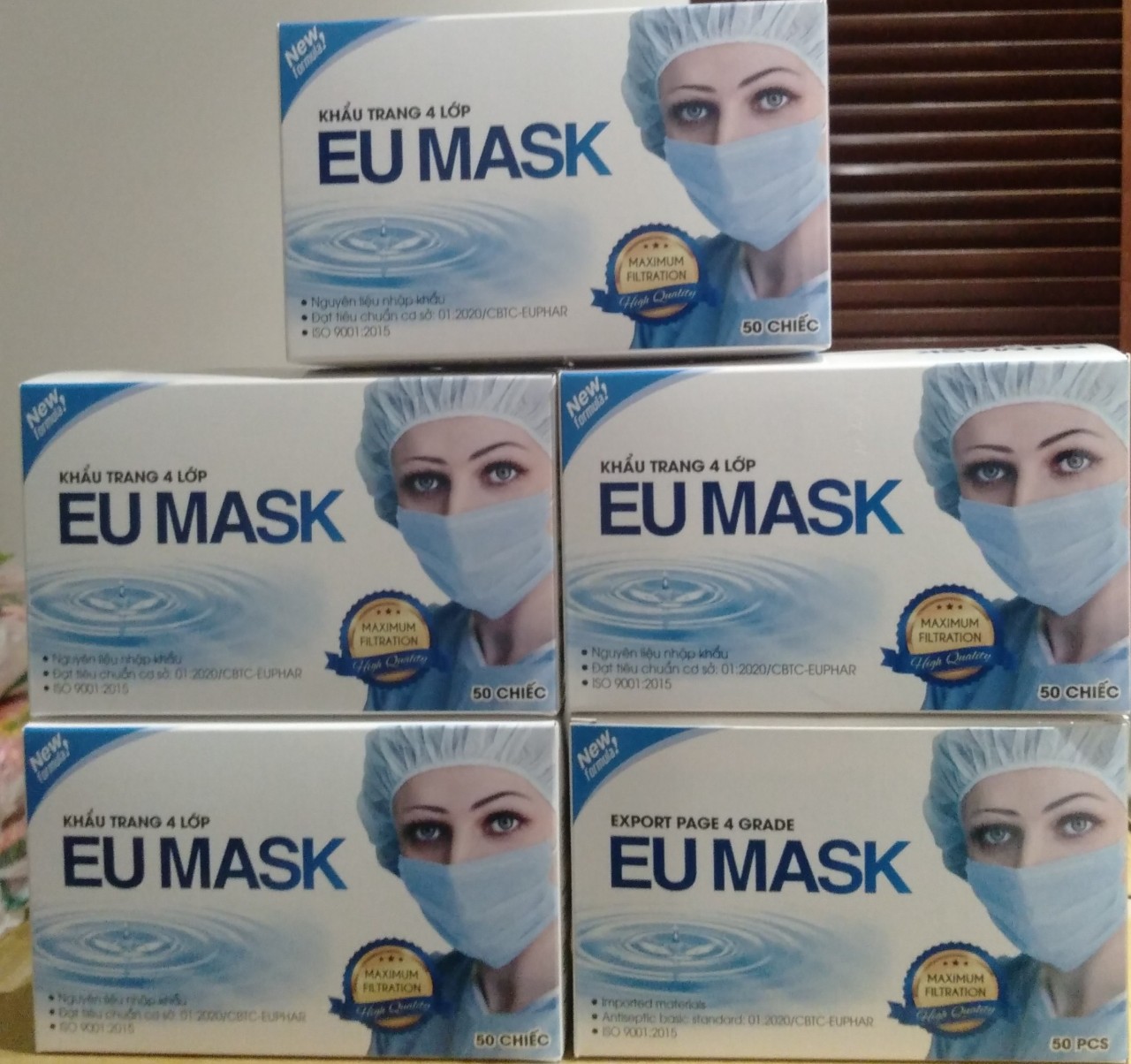 Khẩu trang EUmask – khẩu trang y tế 4 lớp