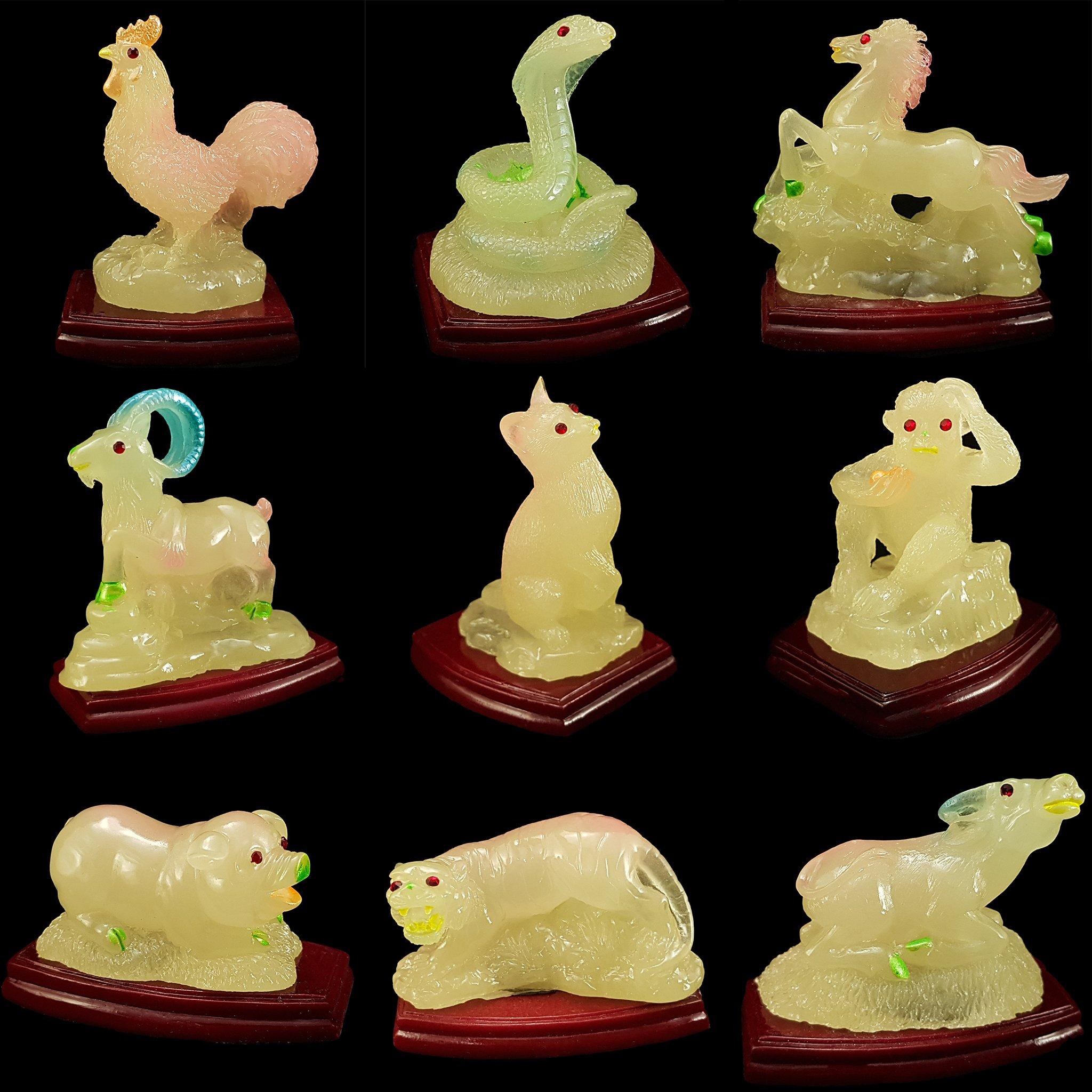 Tượng 12 Con Giáp Dạ Quang - Tượng để bàn