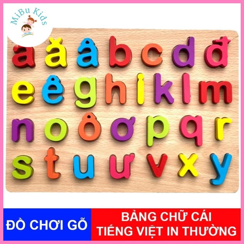 Bảng chữ cái Tiếng Việt in thường hàng Việt Nam loại đẹp