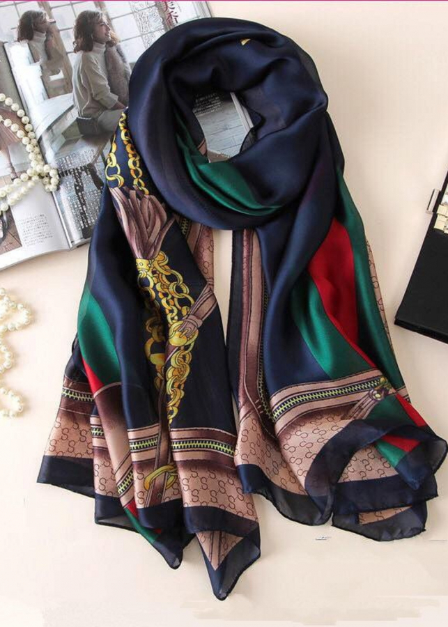 Khăn choàng cổ lụa thời trang cao cấp 17