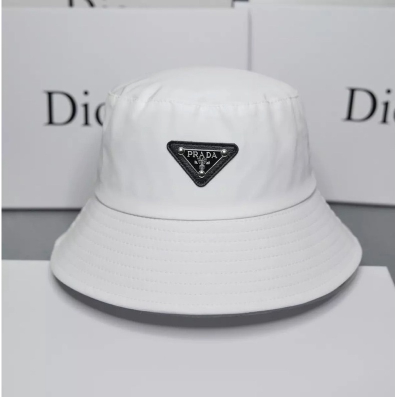 Combo mũ lưỡi trai, nón Bucket Pra.da vải đẹp Form chuẩn thời trang