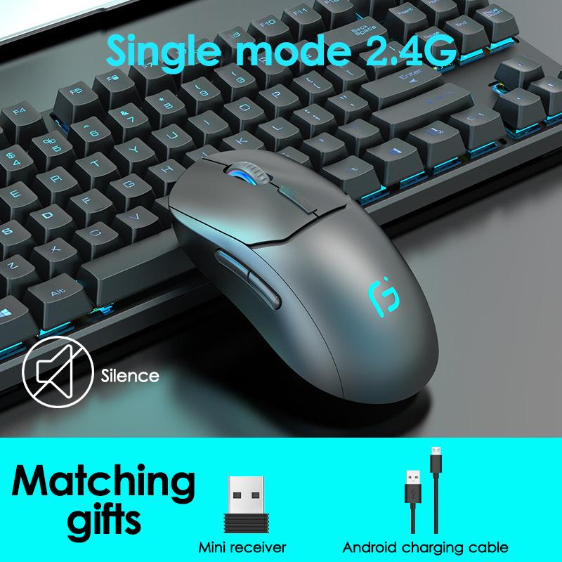 Silent Mouse Chuột Không Dây Bluetooth 5.0 Không Dây 2.4GHz 1600DP Quang USB Cho Video Game Laptop Và Máy Tính