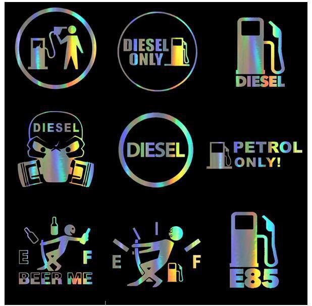 Tem Dán Nắp Bình Xăng Sticker Dán Trang Trí Nắp Bình Nhiên Liệu Ngộ Nghĩnh