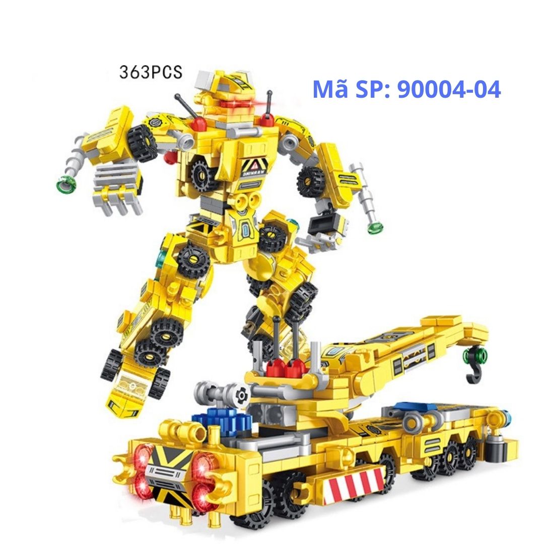 Đồ chơi lắp ráp mô hình ô tô máy bay lâu đài người máy robot thông minh cỡ lớn EASYKIDS giúp trẻ phát triển trí tuệ