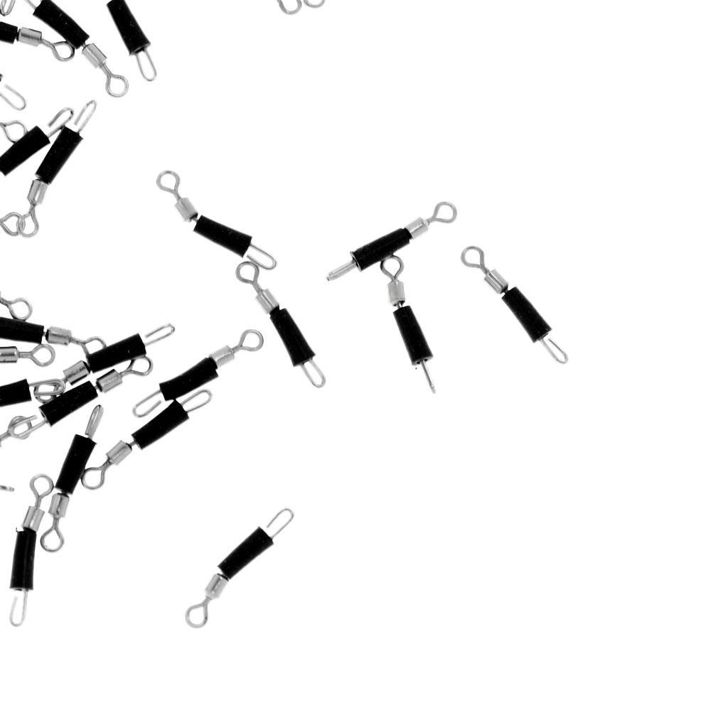 2-7pack Fishing Swivels Line Connector Quick Change Rolling Swivels Clip Swivels