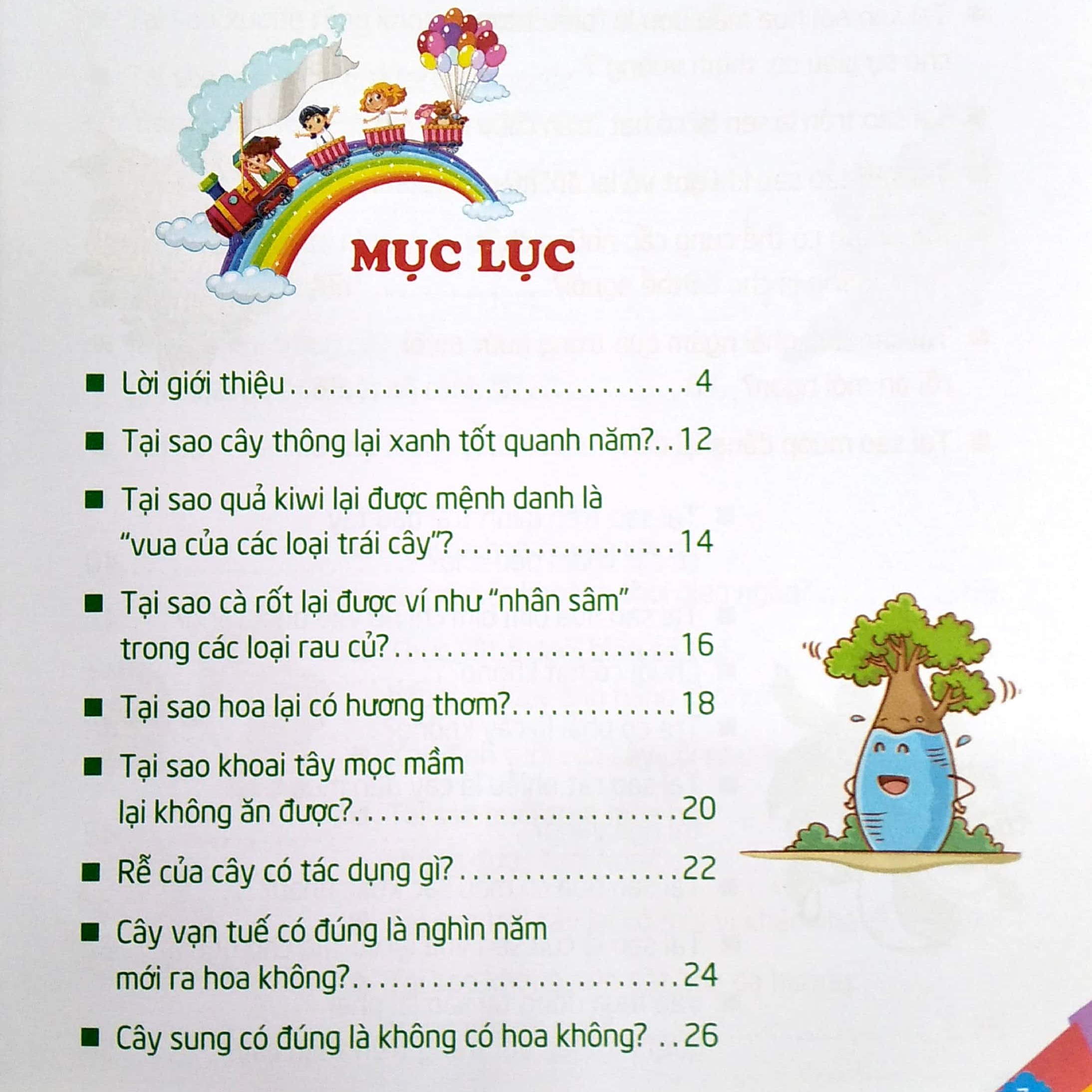 Những điều trẻ em thích khám phá nhất - 10 vạn câu hỏi vì sao ? - Thế giới thực vật (sách bản quyền) - tái bản