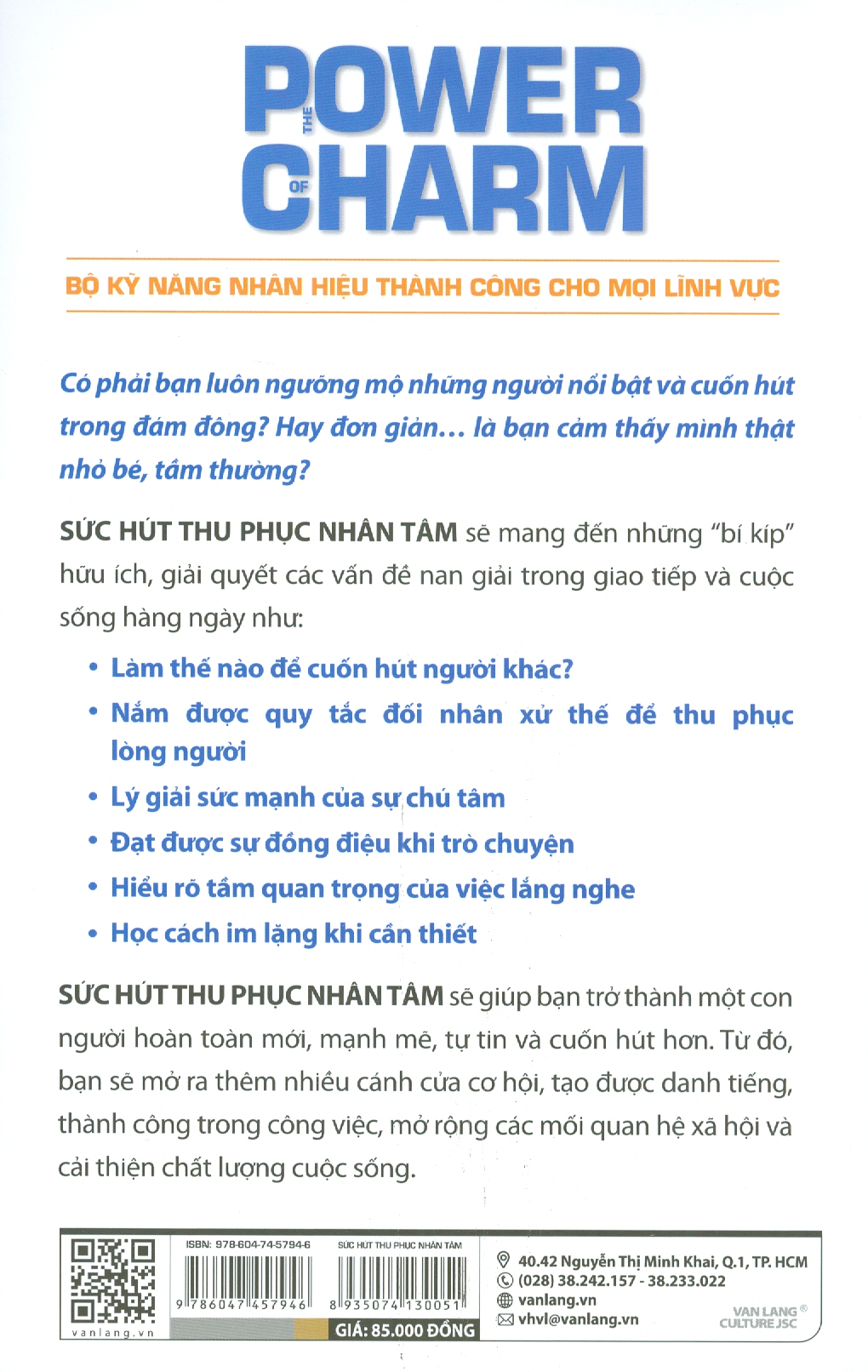 SỨC HÚT THU PHỤC NHÂN TÂM - THE POWER OF CHARM