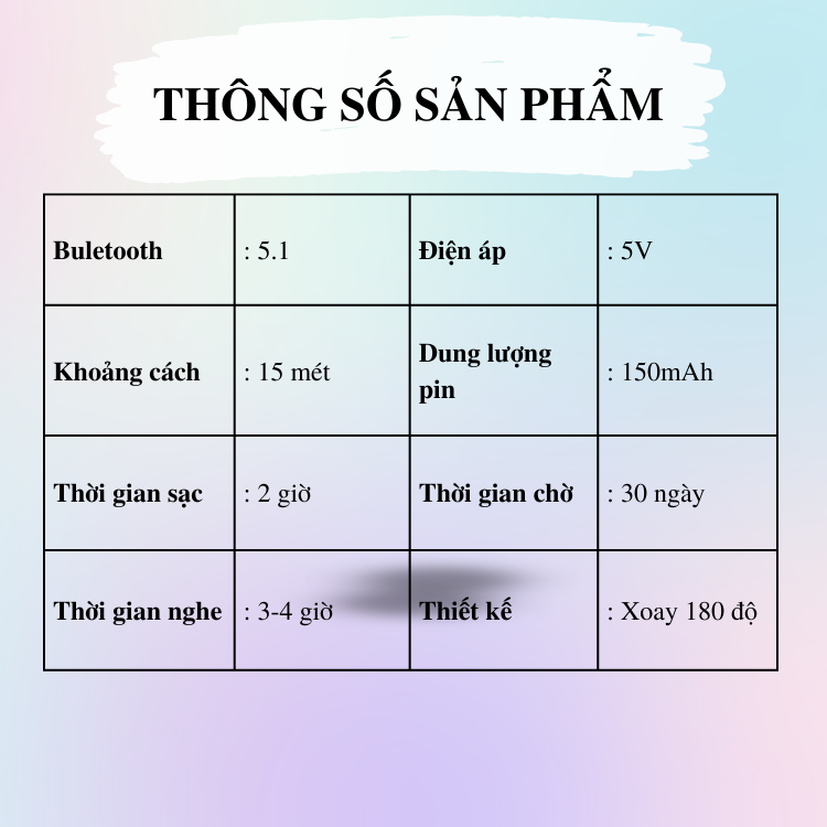 Tai Nghe móc tai dành cho tài xế S109 (Thiết kế dạng đeo 1 tai thuận tiện cho việc di chuyển - Micro thu âm rõ nét đem lại âm thanh trung thực trong cuộc trò chuyện)