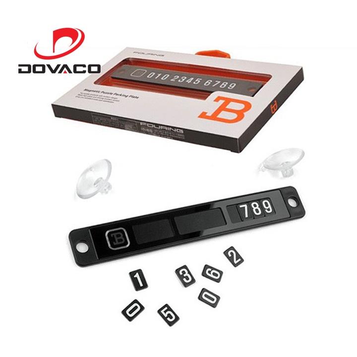 Bảng số điện thoại gắn táp lô ô tô khi đỗ xe V3