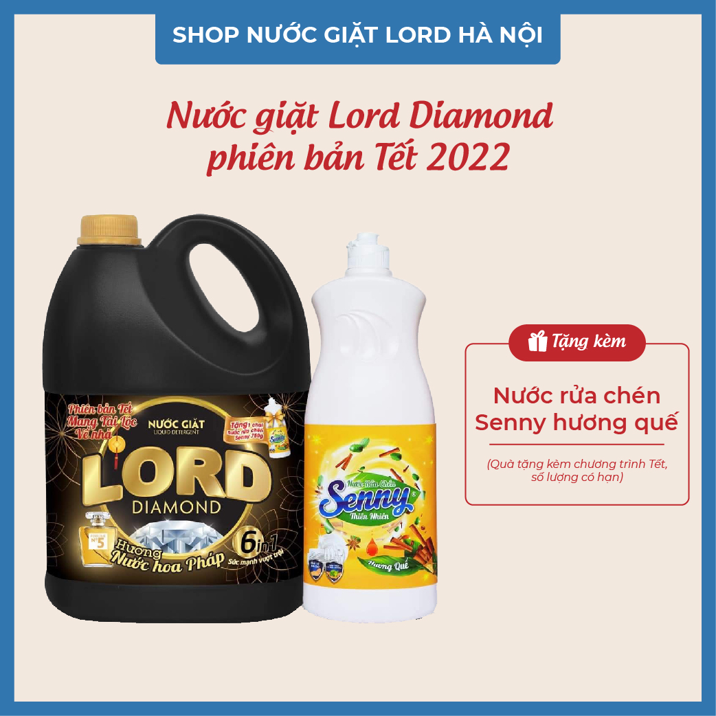 Nước giặt Lord Diamond 3.5kg hương nước hoa Pháp