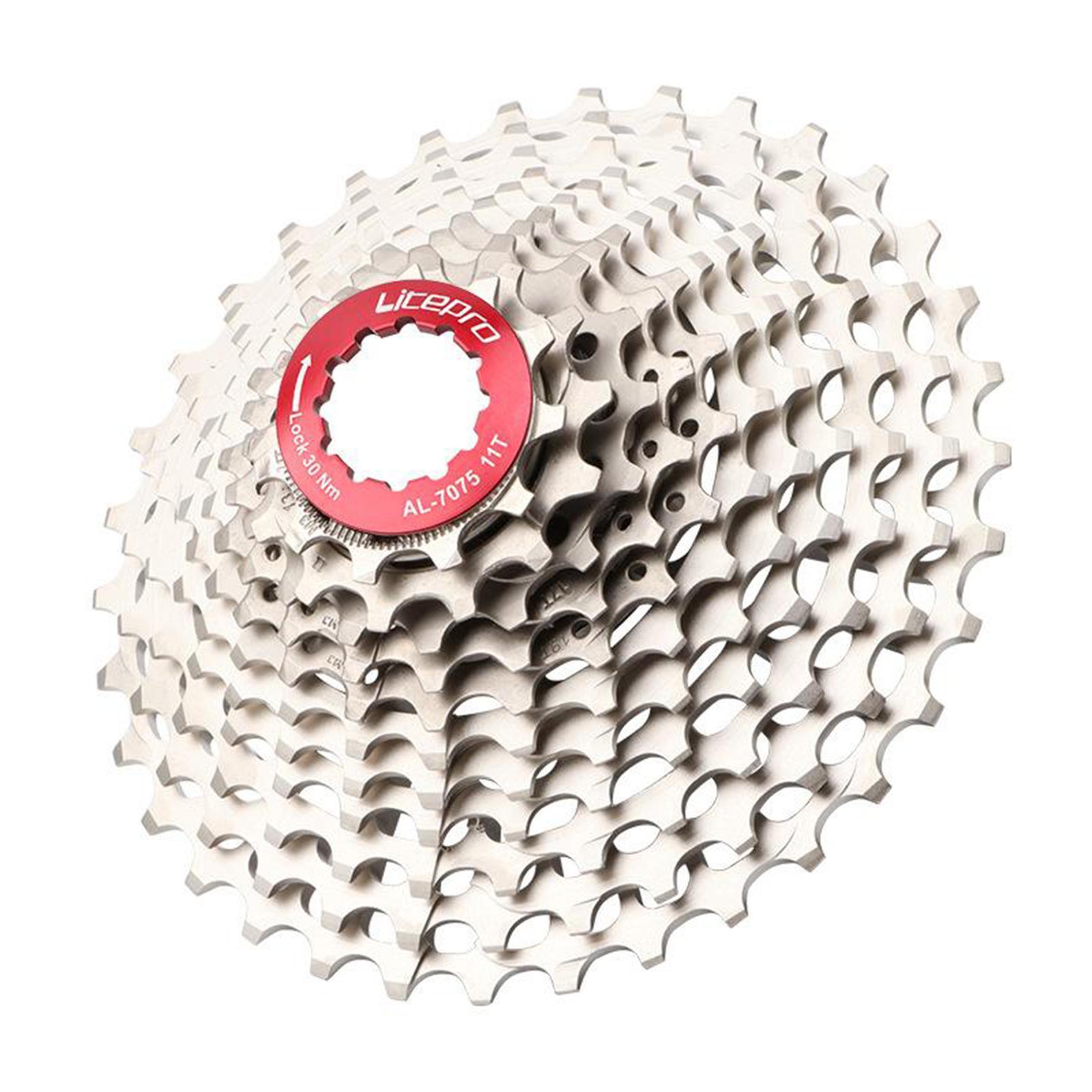 Aluminum Alloy Cycling 11T Cassette Cover Bike Freewheel Fixing Bolt Screw 11 Flywheel Locking Cap Lid