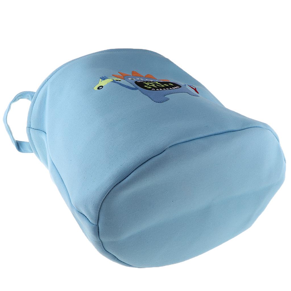 Children Room Toy Storage Basket Hamper Embroidery Little Monster 37x28x38cm