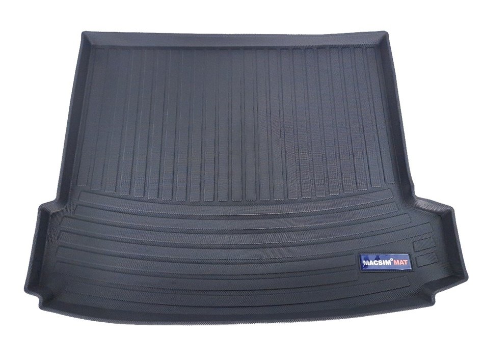 Thảm lót cốp xe ô tô BMW X6/F16 2009-2017 nhãn hiệu Macsim chất liệu TPV cao cấp màu đen