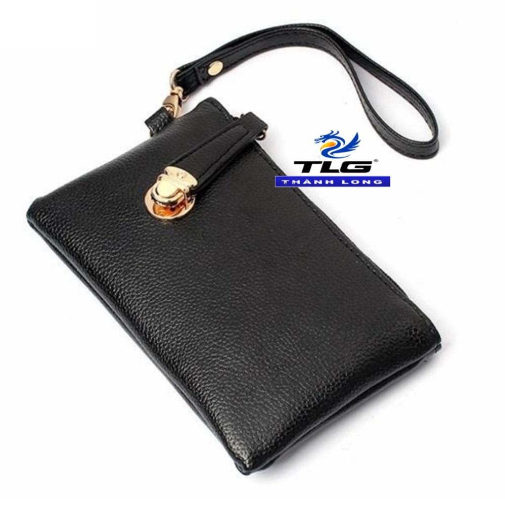 Ví Nữ Thời Trang Phong Cách Hàn Quốc Đồ Da Thành Long TLG 448 tặng móc khóa da thật cao cấp K 550