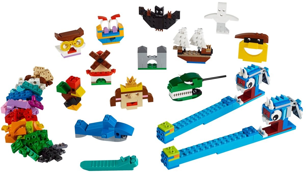 Mô Hình Lắp Ráp Lego Gạch Sáng Tạo Kèm Đèn 11009