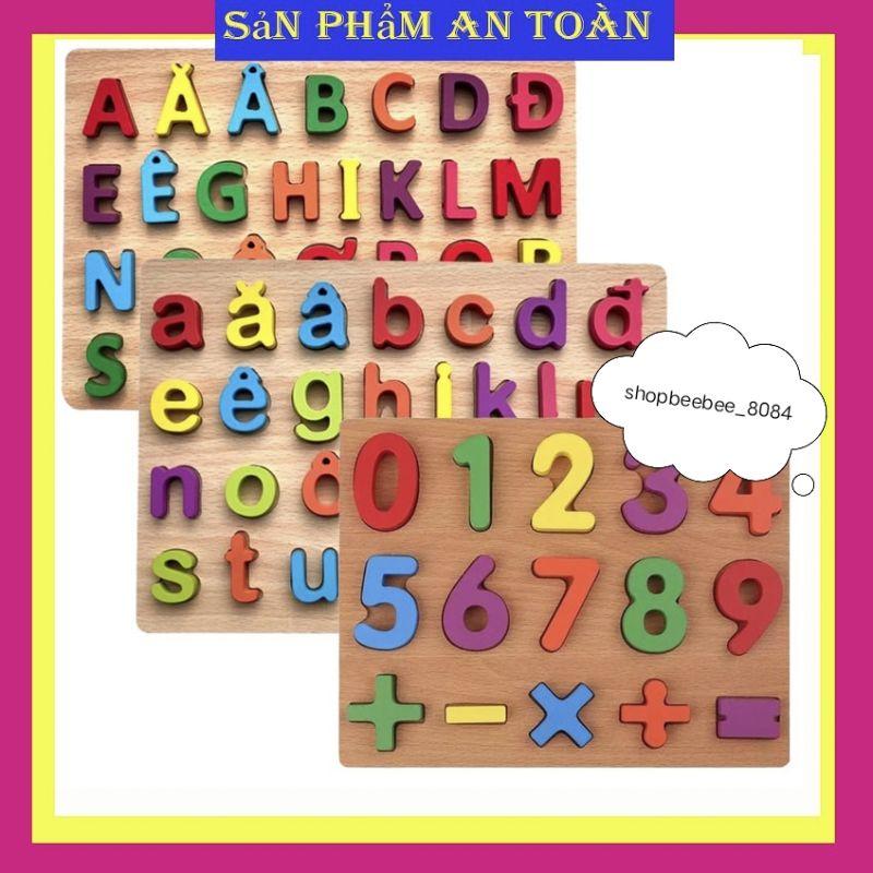 BẢNG GỖ NỔI CAO CẤP, CHỮ CÁI TIẾNG VIỆT,CHỮ SỐ CHO BÉ