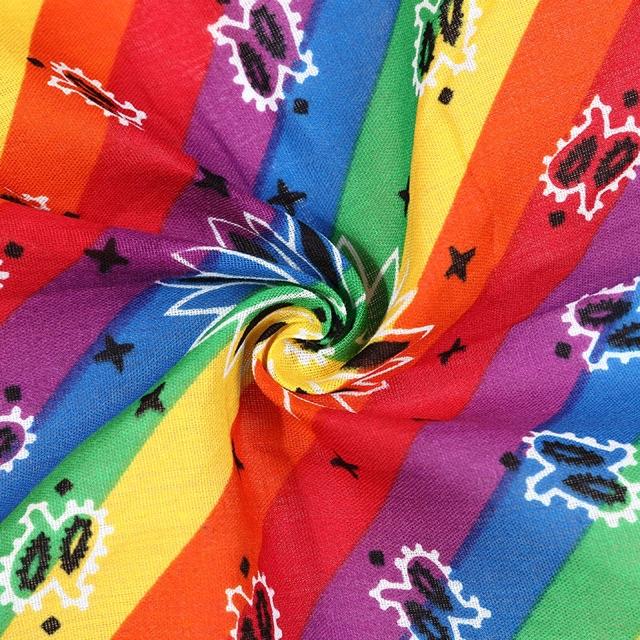 Khăn bandana nhiều màu họa tiết size 55x55cm