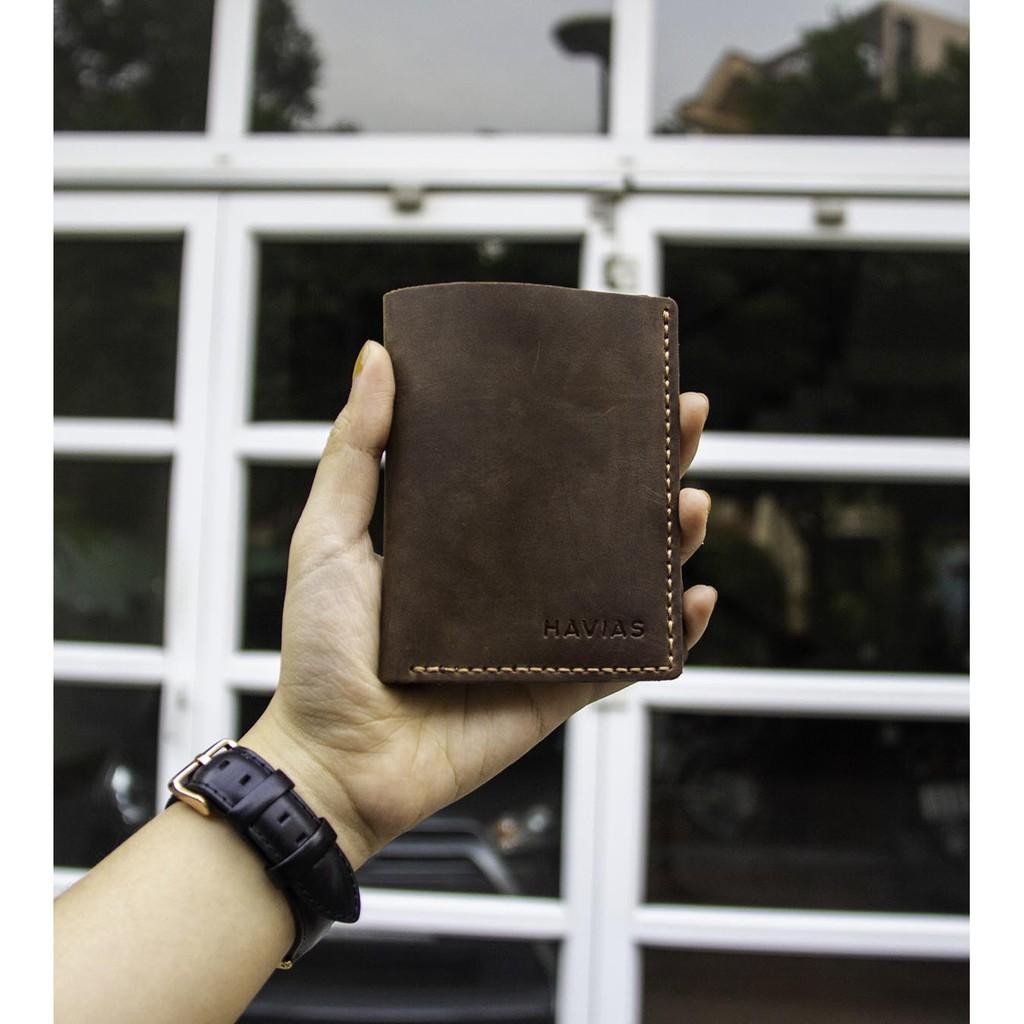 Ví Da đứng Venumi Handcrafted Wallet HAVIAS