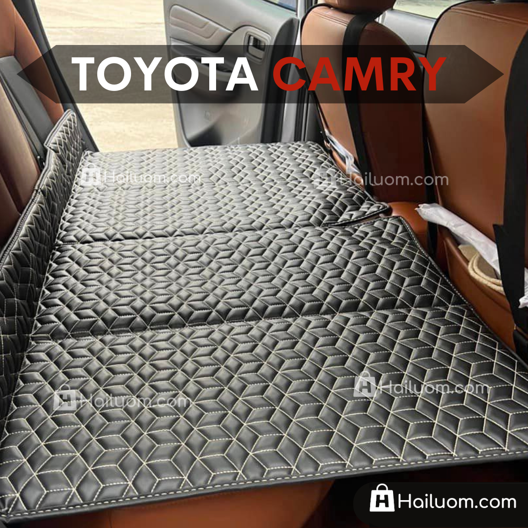 Đệm Nằm ô tô TOYOTA CAMRY - Thiết kế 4 Khay Dọc Trợ Lực - Đệm không bơm như đệm hơi ô tô
