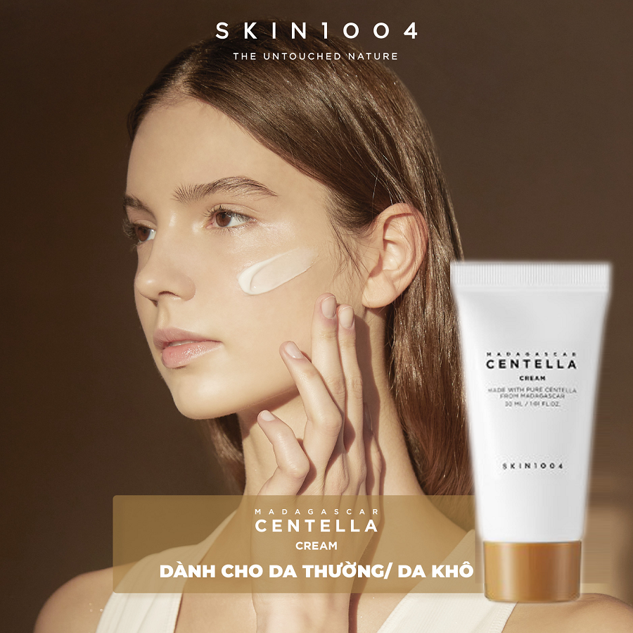 Kem Dưỡng Rau Má Dưỡng Ẩm, Phục Hồi Da, Ngừa Mụn Skin1004 Madagascar Centella Asiatica Cream