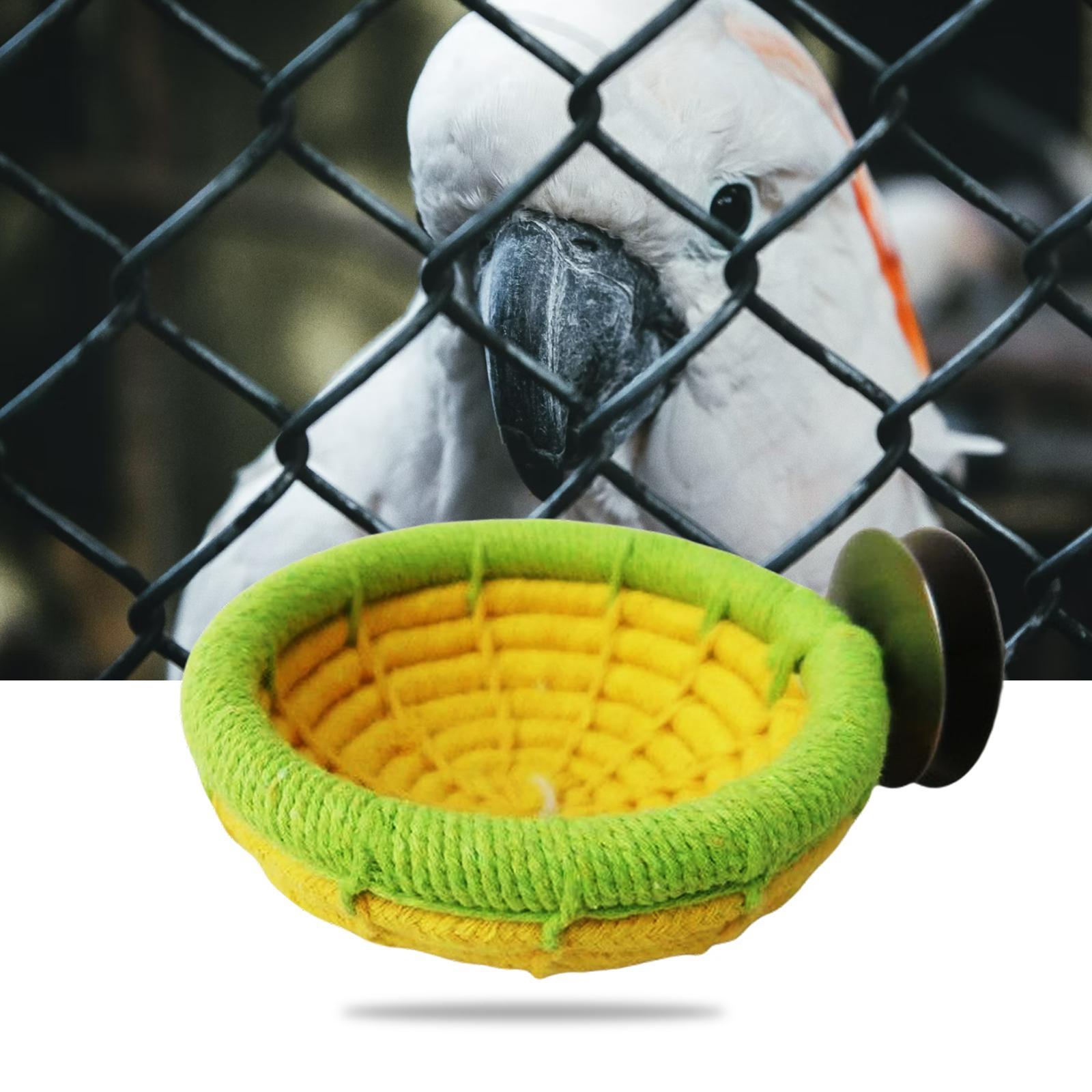 Soft Bird Nest Hanging Bed Toys Cave Cage Cotton Rope Hut for Cockatoo Pet Supplies