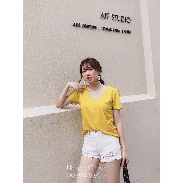 ÁO PHÔNG CỔ TIM CHẤT ĐẸP