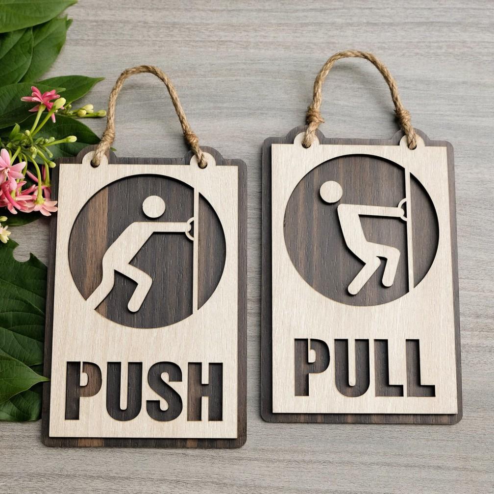 Bảng gỗ CARINA DECOR- PULL PUSH