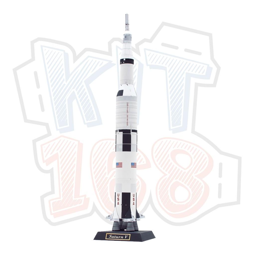 Mô hình giấy Saturn V Rocket - In mực thường - Giấy ảnh A4 160gsm